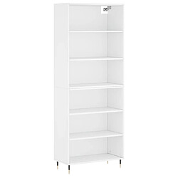 Maison Chic Buffet,Meuble de Rangement,commode pour salon,Cuisine blanc 69,5x32,5x180 cm bois d'ingénierie -MN23894