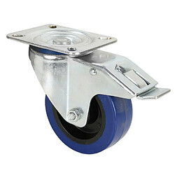 ADAM HALL 372151 - Hardware Roulette Pivotante Bandage bleu 100 mm