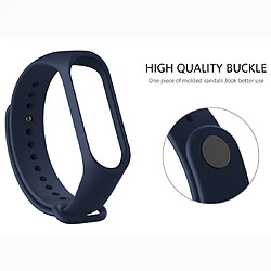 Wewoo Bracelet pour montre connectée Bracelets de remplacement en TPU souple Pure Color Xiaomi Mi Band 4hôte non inclus rose pas cher