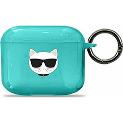 Acheter Karl Lagerfeld KLA3UCHFL Coque pour AirPods 3 Bleu/Choupette