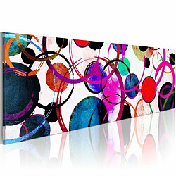 Paris Prix Tableau Imprimé Colourful Circle 50 x 150 cm 