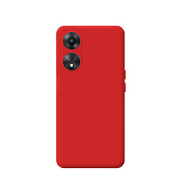 Étui Silicone Liquide Phonecare pour Oppo A1 5G - Rouge 