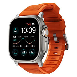 Nomad Bracelet pour Apple Watch 6-9/SE/ Ultra/Ultra 2 Orange 