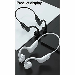 Acheter Ly1 Casque Sans Fil À Conduction Osseuse Bluetooth 5.2 Casque À Réduction De Bruit Écouteur De Sport Blanc