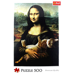 Trefl Puzzles Mona Lisa and purring Kitty (500) 