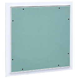 vidaXL Panneau d'accès Cadre en aluminium plaque de plâtre 300x300 mm