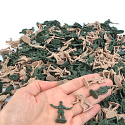 360pcs 1/72 échelle En Plastique Soldats Militaires Figurine Armée Sable Table Accs