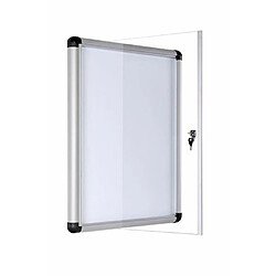 Bi-Office Enclore Extra Tableau d'affichage vitrine d'intérieur magnétique 270 x 357 mm Blanc