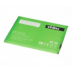 vhbw Li-Ion batterie 2000mAh (3.8V) pour téléphone portable mobil smartphone comme Leagoo BT-572P