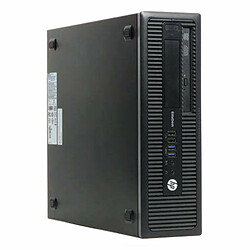 PC HP EliteDesk 800 G1 Core i3-4130 RAM 16Go Disque Dur 1To Windows 10 Wifi - Occasion