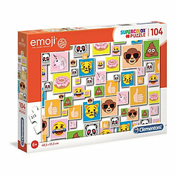 Ludendo Puzzle Supercolor 104 pièces Emoji 