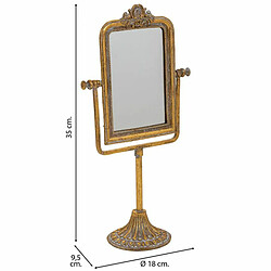 Avis Miroir Alexandra House Living Or Résine 9 x 35 x 18 cm