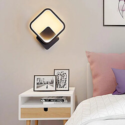 Avis Universal Vente chaude LED applique intérieure noir et blanc applique murale simple art murale intérieur décoration de la maison moderne applique de chevet (6)