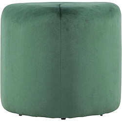 Venture Home Pouf en polyester Peg vert.