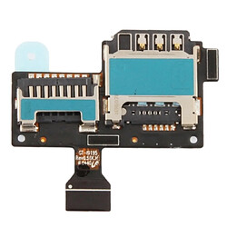 Wewoo Tiroir de Carte SIM pour Samsung Galaxy S IV mini / i9190 / i9195 Câble flexible Flex Cable de haute qualité