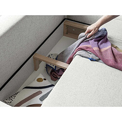 Acheter Bestmobilier Olli - canapé d'angle droit - convertible - avec coffre - 4 places - en tissu