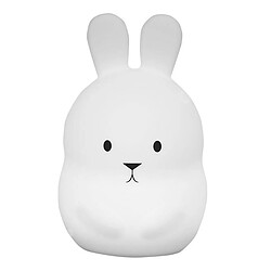 Lumisky Veilleuse bébé lapin sans fil touch LED BUNNY Blanc Silicone H19CM