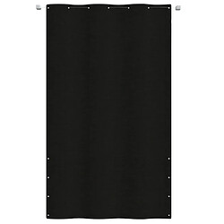 vidaXL Écran de balcon Noir 140x240 cm Tissu Oxford