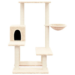 Avis Arbre à chat avec griffoirs,niche pour chat en sisal Crème 94,5 cm -MN56713