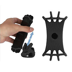 Support de téléphone portable pour vélo, support de téléphone portable amovible réglable à 360 ° pour vélo, support universel pour téléphone portable de moto pour tous les téléphones portables