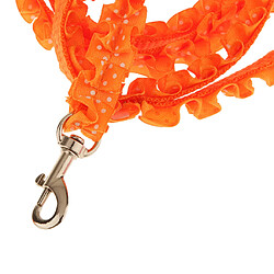 Réglable Chien Ceinture Nylon Collier Laisse Plomb Sangle De Sécurité De Harnais D'orange pas cher