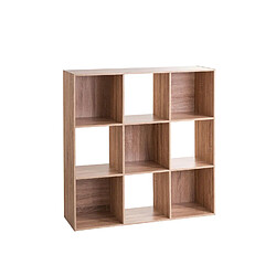 Five Simply Smart Etagère cube design Mix'n modul - L. 100 x H. 100 cm - Couleur chêne naturel