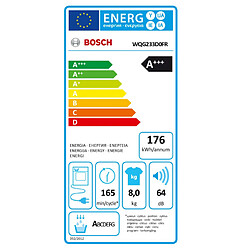 Sèche-linge pompe à chaleur avec condenseur 60cm 8kg - wqg233d0fr - BOSCH