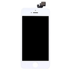 Wewoo Pour iPhone 5 LCD + blanc Frame + Touch Pad Digitizer Assemblée pièce détachée 3 en 1