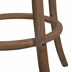 Tabouret Alexandra House Living Marron Rotin Bois d'hévéa 38 x 75 x 38 cm pas cher