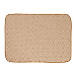 Protège-couvre-siège pour animal de compagnie coussin de pipi pour chien de compagnie lavable dressage de chien obéissance pad de pipi pour chat chien beige-l