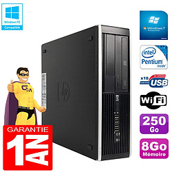 PC HP Compaq Pro 6300 SFF G630 RAM 8Go Disque 250Go Graveur DVD Wifi W7 · Occasion 