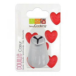 Scrapcooking Douille à pâtisserie en inox - Coeur