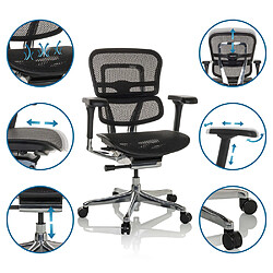 Avis Chaise de bureau / Fauteuil de direction ERGOHUMAN BASE GEN2 Tissu maille noir hjh OFFICE