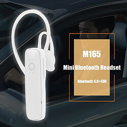 Avis GUPBOO Mini M165 Casque Bluetooth sans fil Appel mains libres et casque d'affaires Casque Bluetooth avec micro pour tous les téléphones intelligents