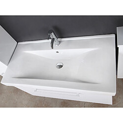 Avis Simba MEUBLE SALLE DE BAIN BLANC VASQUE, LAVABO, 2 Colonnes, Mod. White London 100 cm