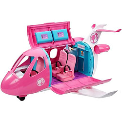 BARBIE L'Avion de Reve avec mobilier, rangements et accessoires - 58 cm