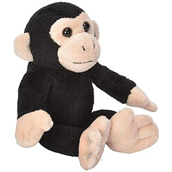 Wild Republic peluche Chimpanzé Singe de 15 cm noir 