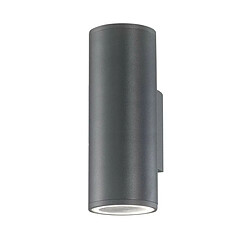 NOVA LUCE Applique e NODUS Gris Foncé GU10 2x35 W 