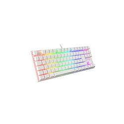 Clavier Gaming filaire Azerty Genesis Thor 303 TKL Blanc