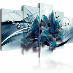 Paris Prix Tableau Imprimé Blue Lily 100 x 200 cm 