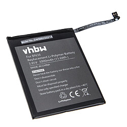 vhbw Li-Polymère batterie 3000mAh (3.85V) pour téléphone portable mobil smartphone comme Xiaomi BN36