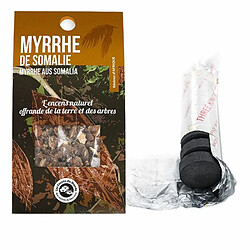 Encens Du Monde Résine de Myrrhe de Somalie à brûler + rouleau de 10 charbons