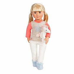 Our generation-Unicorn Wishes- PJ Outfit & Stuffie- Outfit & Accessories for 18 inch Dolls- Ages 3 Years and Up