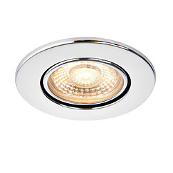 Avis Saxby 500 CCT Lumière Inclinable 5W Encastré Downlight Plaque Effet Chrome