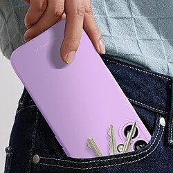 Avis Roar Coque pour iPhone 16 Silicone Mat Soft Touch Caméra Protégée Violet