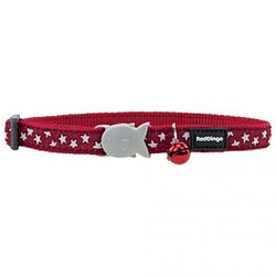 Red Dingo Collier uni pour chat 12 mm Tour du cou 20-32 cm