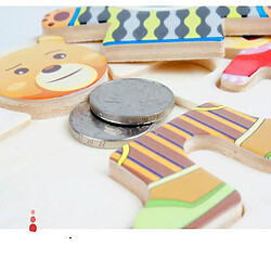 Avis Universal 4 robes d'ours pour changer puzzle puzzle jouets en bois Montessori éducation pour changer de vêtements jouets