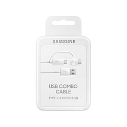 Câble USB Samsung vers Micro-USB & USB type C 