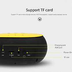 Avis Yonis Enceinte Bluetooth Sans Fil Avec Boutons Tactiles Et Support Auxiliaire