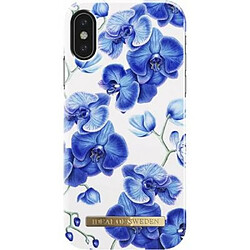 IDEAL OF SWEDEN Coque pour iPhone X/XS Fashion Baby Blue Orchid Blanc / Bleu 